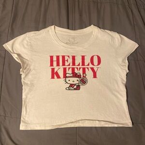 Hello kitty crop top